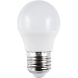 LED E27 Ball G45x80 100-240V 320Lm 3W 830 160° AC/DC Opal Non-Dim