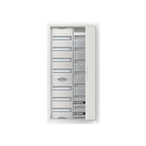 CU27VM ComfortLine Compact distribution board, Flush mounting, 84 SU, Isolated (Class II), IP30, Rows: 7, 1164 mm x 615 mm x 125 mm