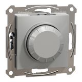 Asfora Swivel Dimmer for LED Lamps and Capacitive Load, RC 370W, Frameless, ALUMINUM