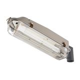 MODUS LV 2x36W with flat glass cover,  oblique flange 60, with LED  OSRAM DULUX 830
