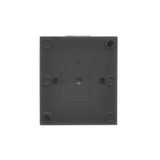 Single switch, Push In system, (module), Simon 24, IP20/IP44, 10AX, black matt