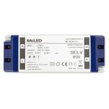 Power supply 40W, DC24V/1.65A, IP20, plastic design with terminal block