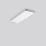TRIONA rectangle, 84 W, 10100 lm, 830, silver, DALI Ceiling and wall l
