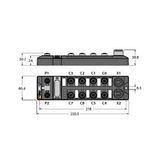 Ethernet Spanner Master to master data exchange, NAT router, 16 digital PNP inputs   TBEN-L5-EN1