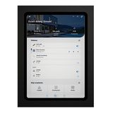 Closed holder for Samsung Galaxy Tab A9+ 11"; Black matt