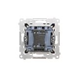 HDMI double socket, module, white matt, HDMI Standard: HDMI 2.1