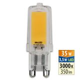 LED bulb G9, 4W, 3000K, CRI80, ex. angle 300°, 360° 400lm
