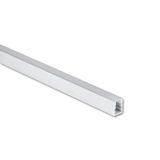 Attached PK aluminum profile, 10x13mm, without diffuser, 2m