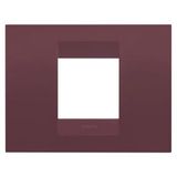 GEO PLATE - IN PAINTED TECHNOPOLYMER - 2 MODULES - TUSCAN RED - CHORUSMART