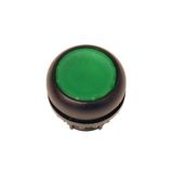 M22S-D-G Pushbutton, RMQ-Titan, Flat, momentary, green, Blank, Bezel: black