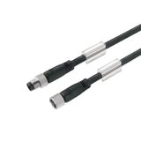 Sensor/actuator line, Connecting line, M8 / M8, Number of poles : 4, 1.5 m, pin, straight - socket, straight, Shielded: No, LED: No, Sheath material: PUR, Halogen: No