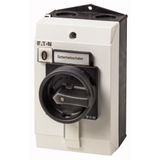 SUVA safety switches, T3, 32 A, surface mounting, 2 N/O, 2 N/C, STOP function, with warning label „safety switch”, Indicator light 230 V