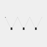 Pendant Attic Triple Rectangular Shape E27 23W Black  00-7398-05-05