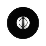 Ring button round Piccolo cerchio sw Black