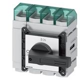 SENTRON, switch disconnector 3LD5 UL, EMERGENCY OFF switch, 4-pole, approved