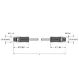 Industrial Ethernet Cable Connection Cable   RSSX-RSSX-8814-1M