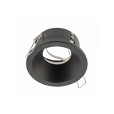 Spot luminaire housing ELVA, IP54, Ø85x45 mm, black