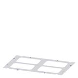 Floor plate for module inserts IP54, D: 400mm W: 600mm