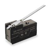 Basic switch, hinge lever, 10 A, DPDT, solder terminals DZ  8001E