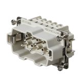HDC insert, Male, 830 V, 20 A, Number of poles: 5, Tension-clamp connection, Size: 4