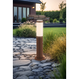 PALETTO LED BAMBOO 450MM CORTEN