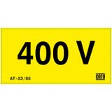 Rectangular sticky labels - Side: 50 mm