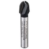 Core box bit, 1/4", R1 4.7 mm, D 9.5 mm, L 9.2 mm, G 45 mm