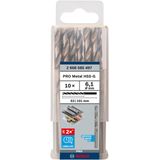 Metal drill bits HSS-G, DIN 338 6,1 x 63 x 101 mm 10 pcs.