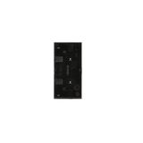 Single socket outlet with earthing for IP44 version without frame seal, without shutters, Push In system, (module), Simon 24, IP44, 16A, white, Flap color: Transparent