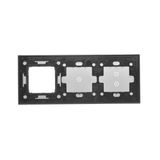 Single socket outlet with Schuko earthing, with shutters, (module), 16A, 250V, Screw, cream white/electro white
