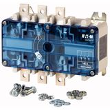 DMV-160N/3 Switch-disconnector, DMV, 160 A, 3 pole, Stop Function optional, Without rotary handle and drive shaft, Screw terminal, drilling dimension 6,5 mm