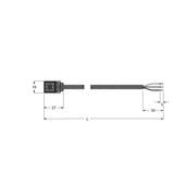 Valve connector C type Connection Cable   VC8S22-L80E-10/TXL