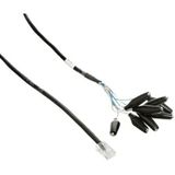 Building-in aluminum profile for 2 LED strips, wing profile MEDIUM, length 5m