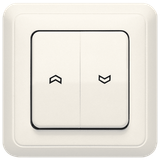 Rocker switch full ST550 white with arrow symbols