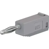 2 mm plug, solder connection, 0.5 mm², gray, 22.2617-28