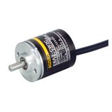 Encoder, incremental, 100ppr, 12-24 VDC, NPN open collector, 0.5m cabl E6A21023C