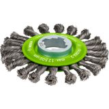 X-LOCK Wire wheels Knotted 115mm Stainless Steel 0.5mm