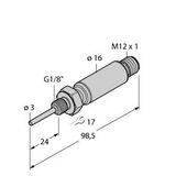 Temperature Detection Stainless Steel Transmitter with Integrated Probe   TTMS-103A-G1/8-LIUPN-H1140-L024
