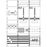 WF37KK23 7RE 3FB Complete panel according to FNN In 100A with three-point fastening