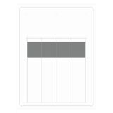 Cable label 25x15mm, adhesive, white
