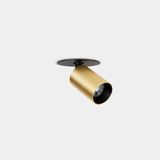 Spotlight Atom Recessed Ø30mm 3.1W LED warm-white 2700K CRI 90 37.1º Matte gold 269lm