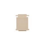 Blind for telephone and computer socket; beige
