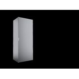 Free-standing enclosure system, 800x2000x600 mm, Stainless Steel, mounting plate