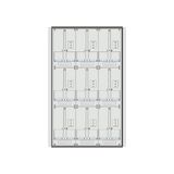 Meter box insert 3-rows, 9 meter boards / 24 Modul heights
