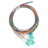 FO Pigtail LC, 50/125æm OM3, 2.0m, Easy Strip, 8pcs