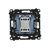 SC/APC double fiber optic sockets - SC/APC single fiber optic socket, (module), Simon 24, IP20, champagne matt