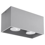 SPOT QUAD MAXI GREY GU10 2X40W IP20