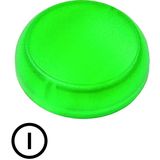 M22-XL-G-X1 Lens, indicator light, green, flush, I