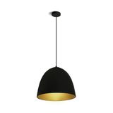 BLACK E27 20W BRASS REFLECTOR