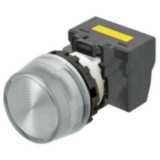 M22N Indicator, Plastic projected, White, White, 220/230/240 V AC, pus A2265055C